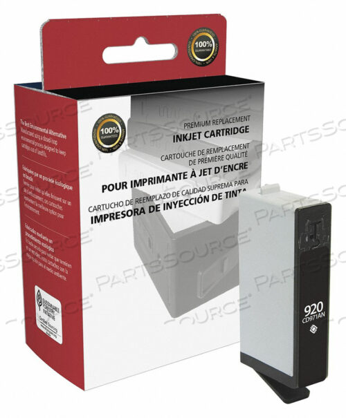 INK CARTRIDGE BLACK REMANUFACTURED