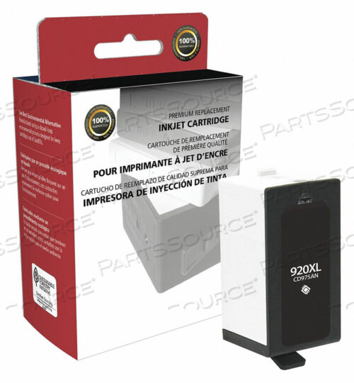 INK CARTRIDGE BLACK REMANUFACTURED