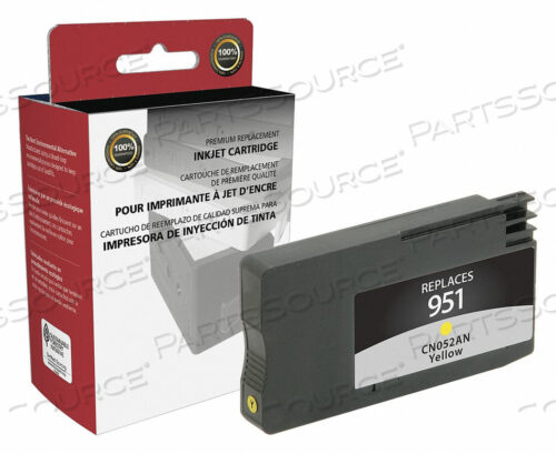 INK CARTRIDGE YELLOW REMANUFACTURED