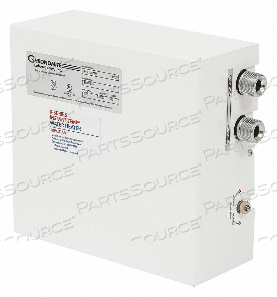 OEM#: R-48L/240ELECTRIC TANKLESS WATER HEATER 11 520W by Acorn Engineering Company
