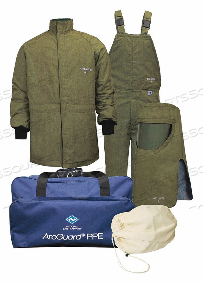 OEM#: KIT4SCLT40NGMDARC FLASH PROTECTION CLOTHING KIT M by National Safety Apparel
