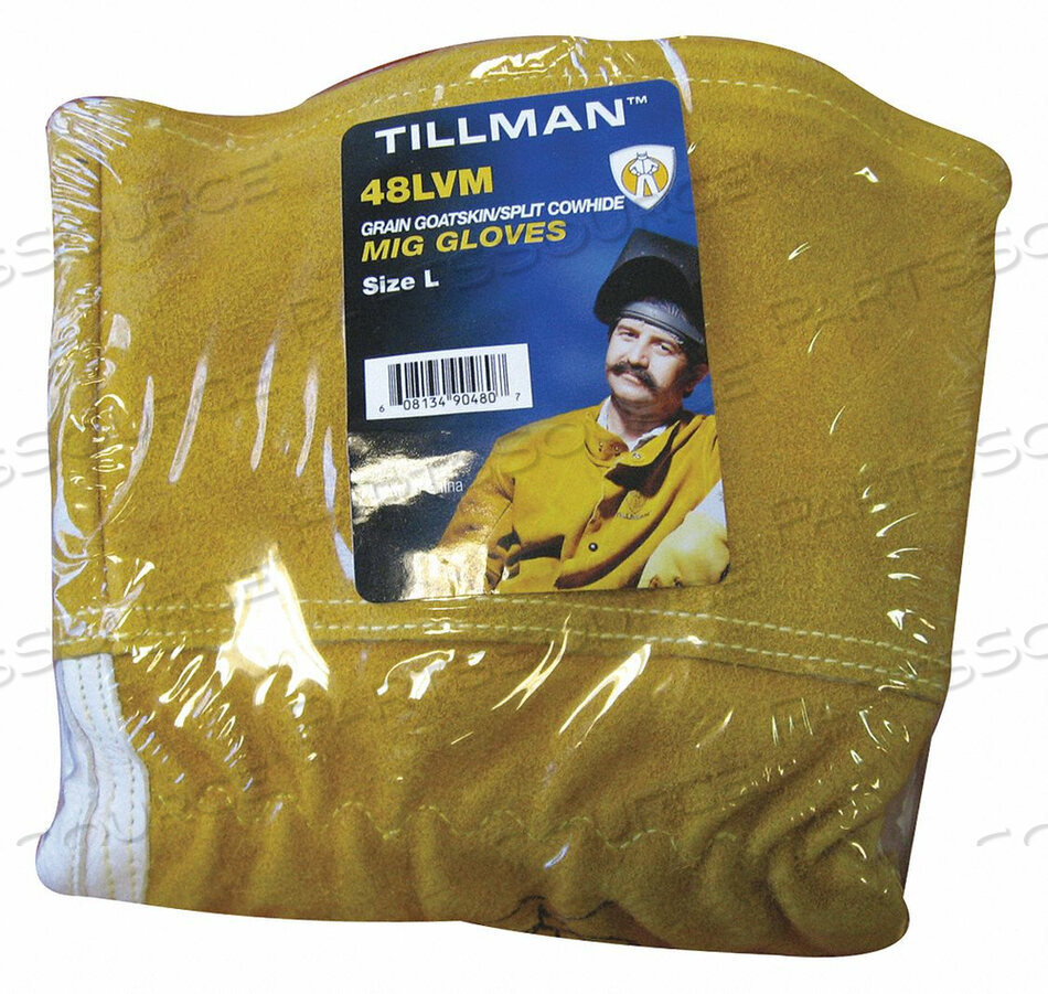 OEM#: 48LVMWELDING GLOVES GOATSKIN 14 L SIZE L PR by Tillman