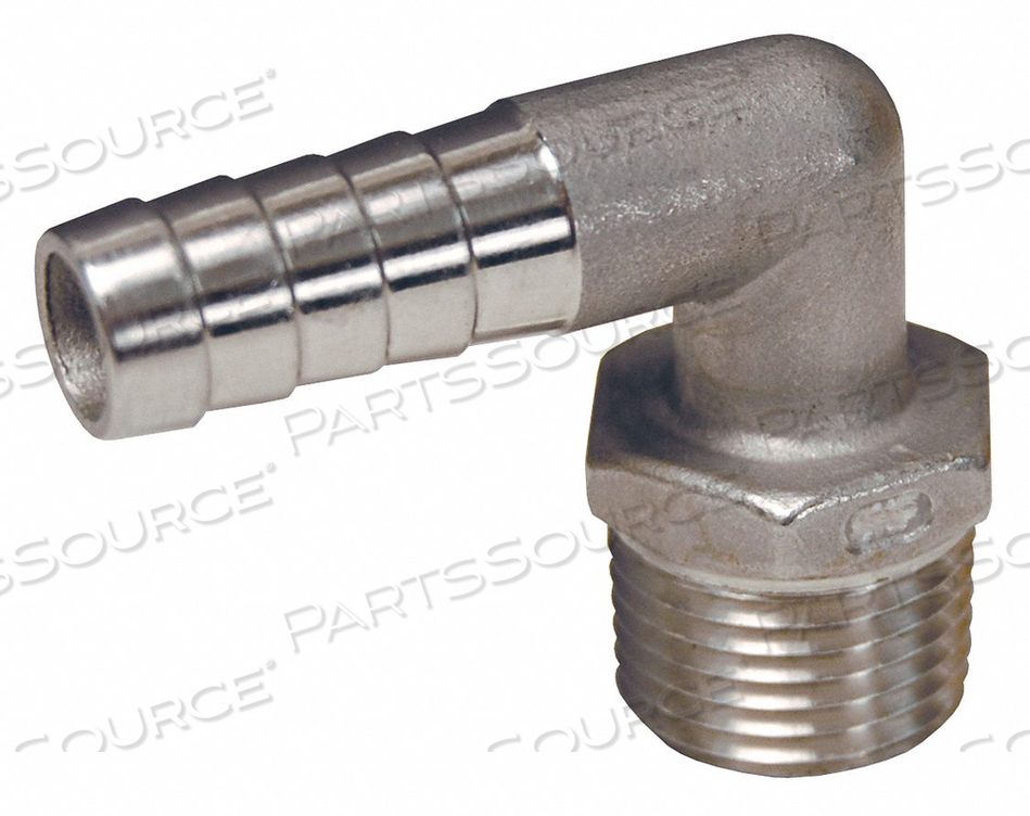 OEM#: 1290806SSBARBED HOSE FITTING HOSE ID 1/2 NPT by Dixon Valve and Coupling