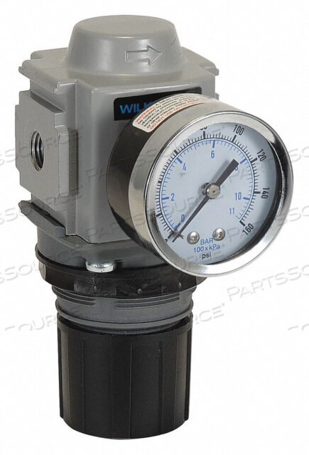 OEM#: R18-03-F0G0BAIR PRESSURE REGULATOR 1/4 PIPE SIZE by Wilkerson