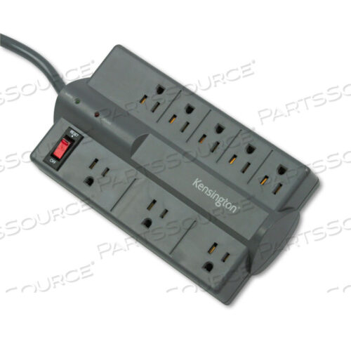 OEM#: K38218NAGUARDIAN PREMIUM SURGE PROTECTOR, 8 AC OUTLETS, 6 FT CORD, 1,080 J, GRAY by Kensington Computer Products