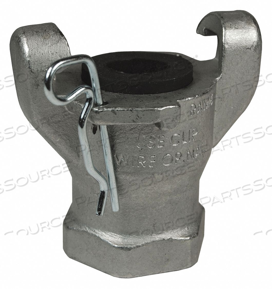 OEM#: RAM3AIR KING FEMALE NPT END STAINLESS 1/2 by Dixon Valve and Coupling