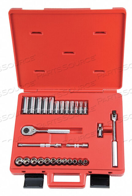 SOCKET WRENCH SET METRIC 3/8 DR 29 PC