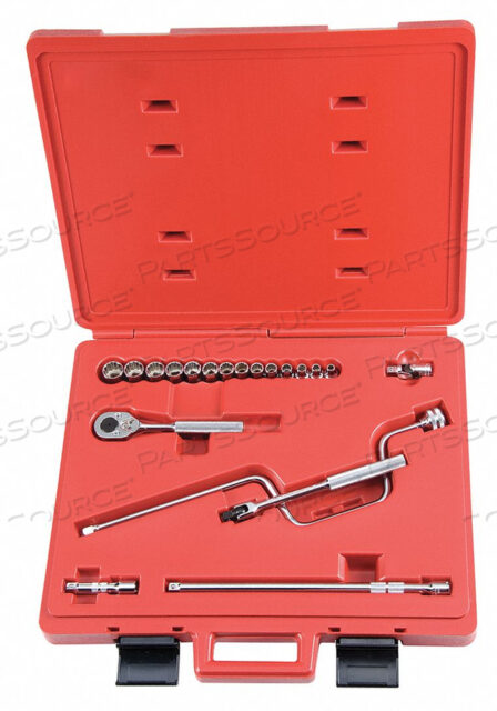 SOCKET WRENCH SET METRIC 3/8 DR 20 PC
