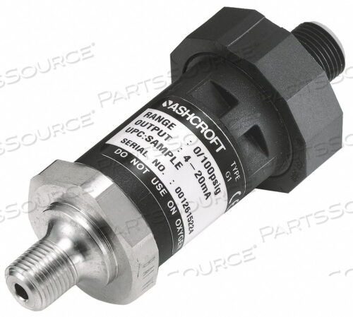 OEM#: G17M0142EW1000#D3848 PRESSURE TRANSDUCER RANGE 0 TO 1000 PSI by Ashcroft Inc.