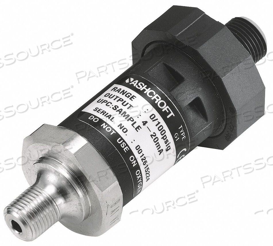 OEM#: G17M0115EW500#D3875 TRANSDUCER 0 TO 500 PSI OUTPUT 1 TO 5VDC by Ashcroft Inc.
