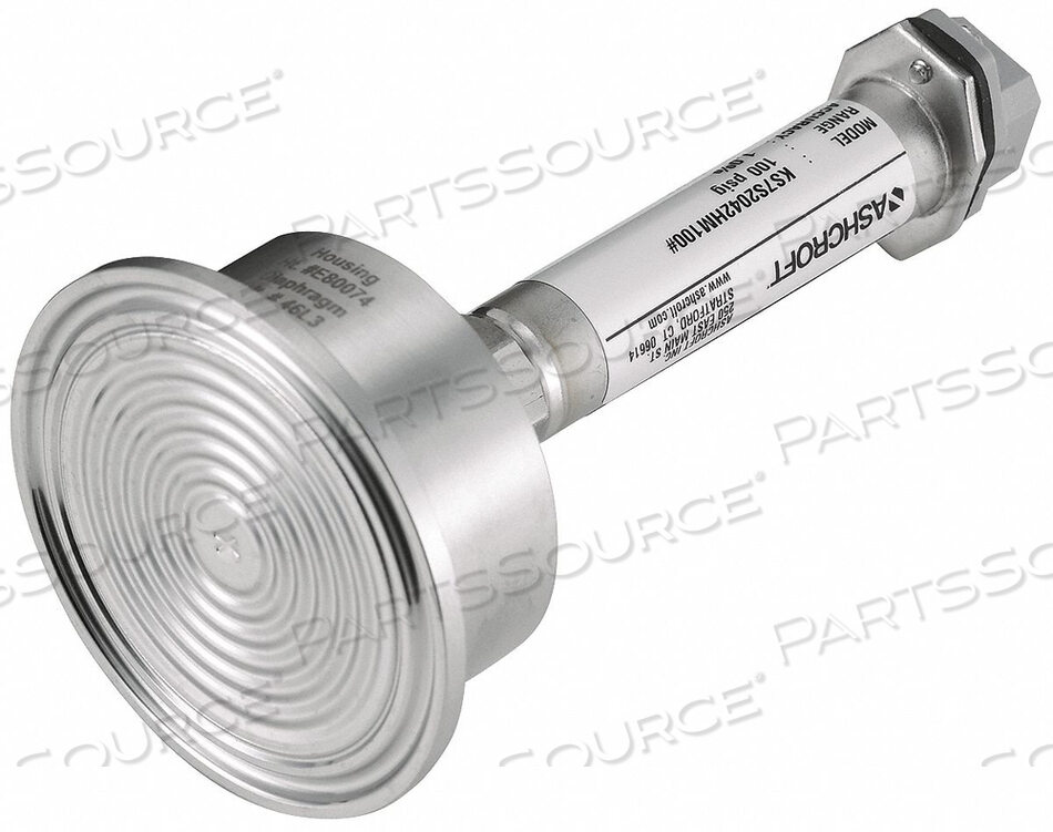 OEM#: KS7S2042HM200#SANITARY TRANSDUCER RANGE 0 TO 200PSI by Ashcroft Inc.