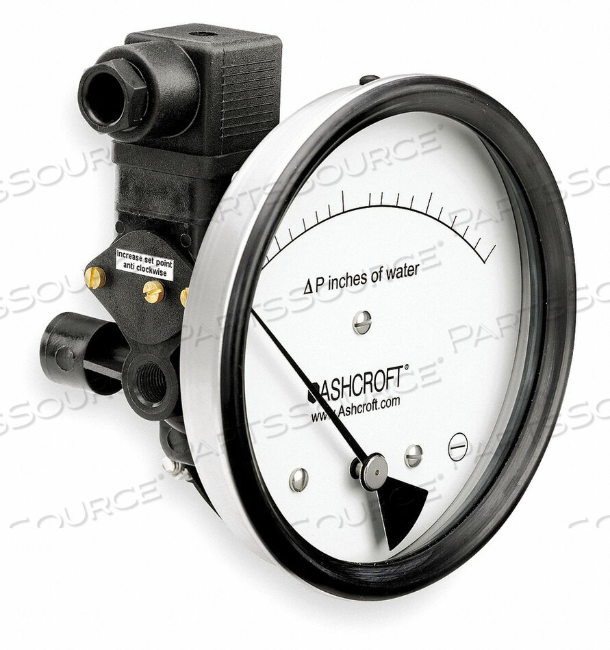 OEM#: 451134EDRQMXV5CYLM5IWDPRESSURE GAUGE 0 TO 5 IN H2O by Ashcroft Inc.