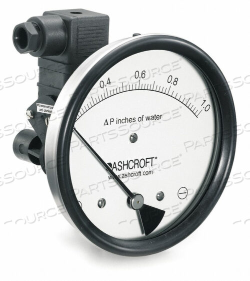 OEM#: 451134EDRQMXV5CYLM1IWDPRESSURE GAUGE 0 TO 1 IN H2O by Ashcroft Inc.