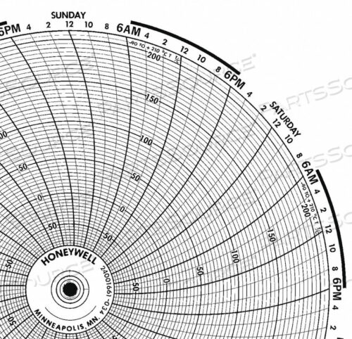 OEM#: BN 24001661-034CHART 10.313 IN -90 TO 210 7 DAY PK100 by Honeywell