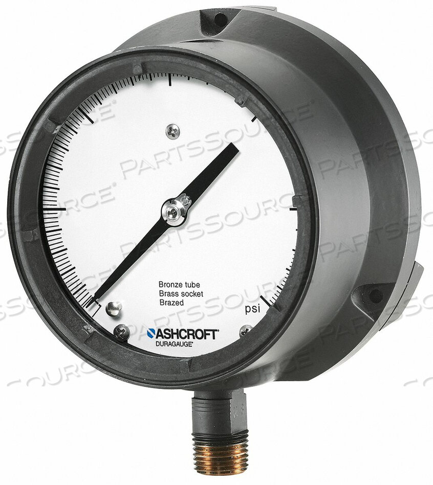 OEM#: 451379SSL04L1500#PRESSURE GAUGE 0 TO 1500 PSI 4-1/2IN by Ashcroft Inc.