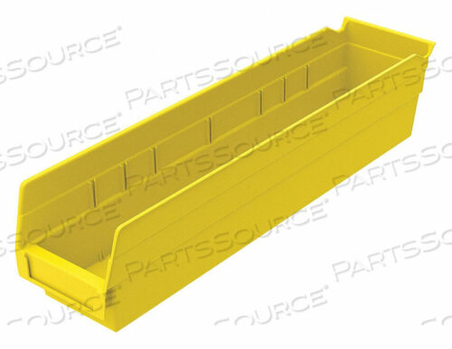OEM#: 30128YELLOF8462 SHLF BIN 17-7/8 IN L 4-1/8 IN W 4 IN H by Akro-Mils / Myers Industries, Inc
