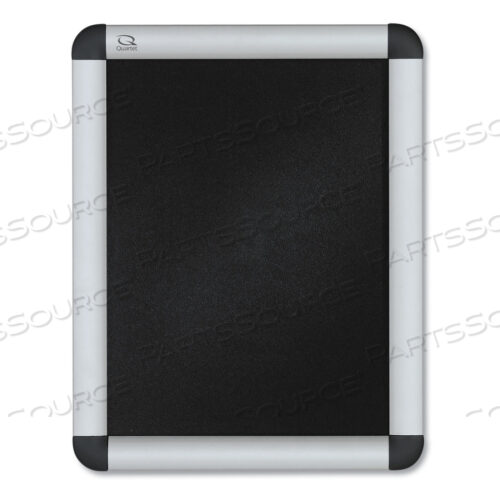 CLIP-FRAME ALUMINUM SIGN HOLDER, 8.5 X 11, SILVERTONE FRAME