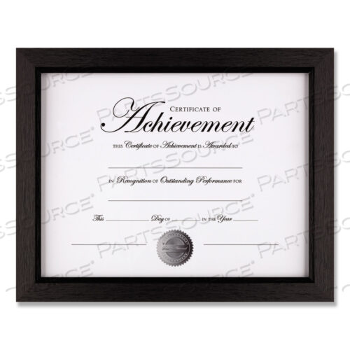 BASICS TEXTURE FRAME WITH TWO-WAY EASEL, 8.5 X 11, BLACK