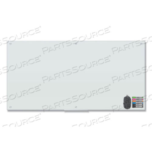 OEM#: 3973U00-01MAGNETIC GLASS DRY ERASE BOARD VALUE PACK, 72 X 36, WHITE by U Brands