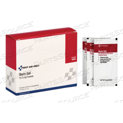 OEM#: G469BURN GEL, 3.5 G PACKET, 25/BOX by First Aid Only
