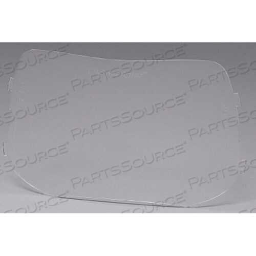 OEM#: 7100009551SPEEDGLAS 100 SERIES PARTS, OUTSIDE PROTECTON PLATE, 5 X 3, POLYCARBONATE by 3M Consumer