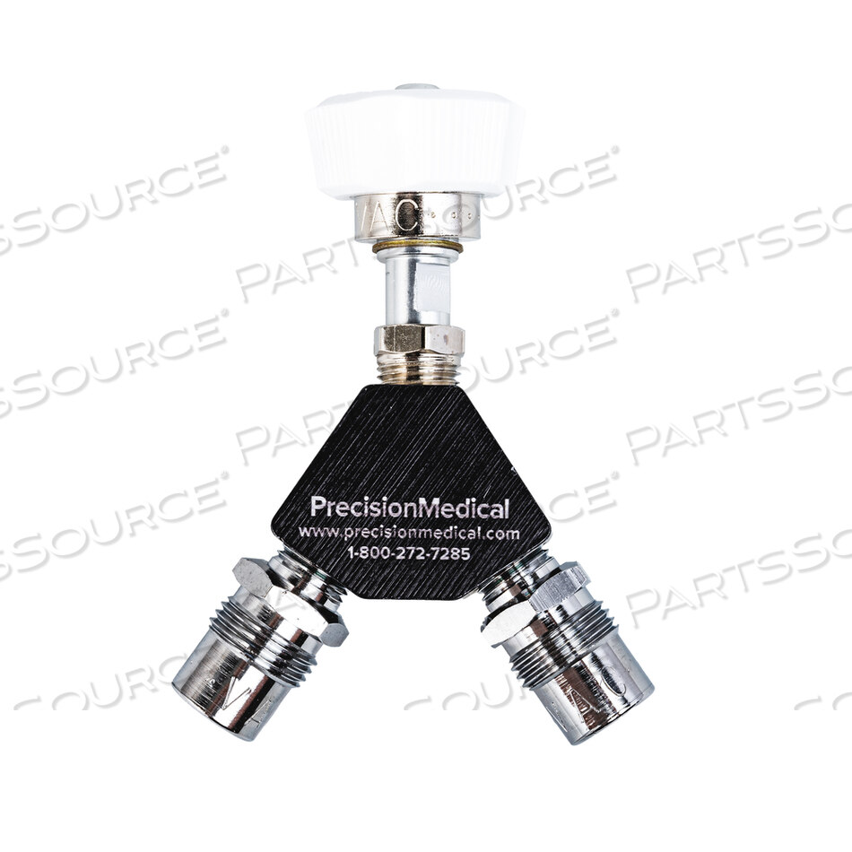 OEM#: 7213Y-BLOCK ASSEMBLY, DISS MALE X DISS FEMALE, VACUUM by Precision Medical, Inc.