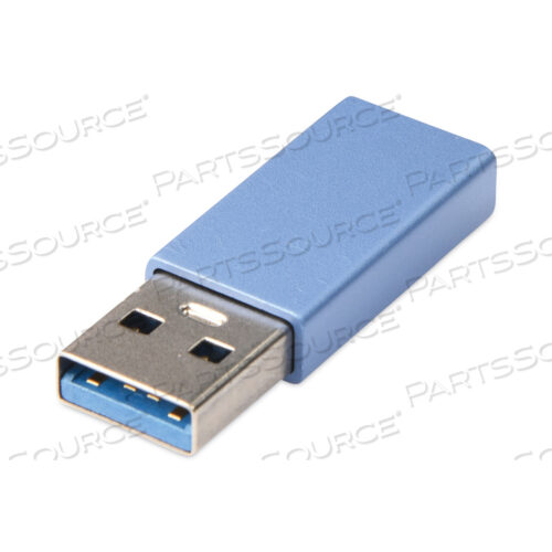 USB-C FEMALE TO USB-A MALE ADAPTER, BLUE