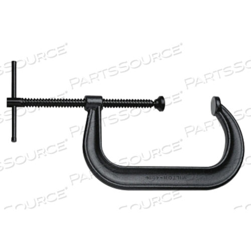OEM#: 14256WILTON MODEL 406 0-6-1/16 OPENING 4-1/8 THROAT DEPTH DROP FORGED C-CLAMP by Wilton/ Walter Meier Manufacturing Americas