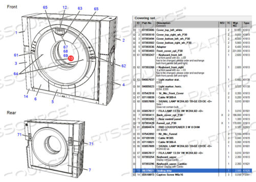 OEM#: 8379021SEALING STRIP by Siemens Medical Solutions