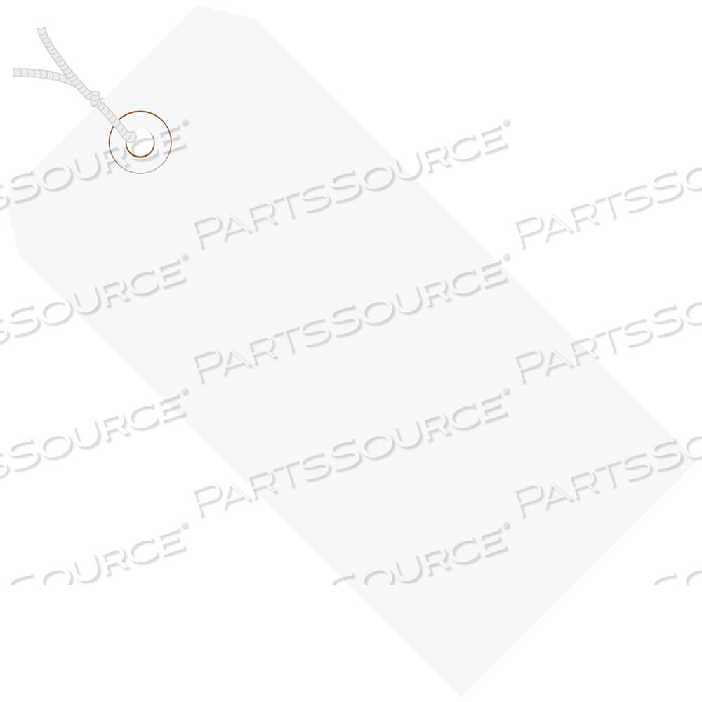 OEM#: G11042GSHIPPING TAGS, PRE-STRUNG, 13 PT., 4 1/4 X 2 1/8, WHITE, 1000/CASE by BOX Partners (Box Acquisitions, LLC)