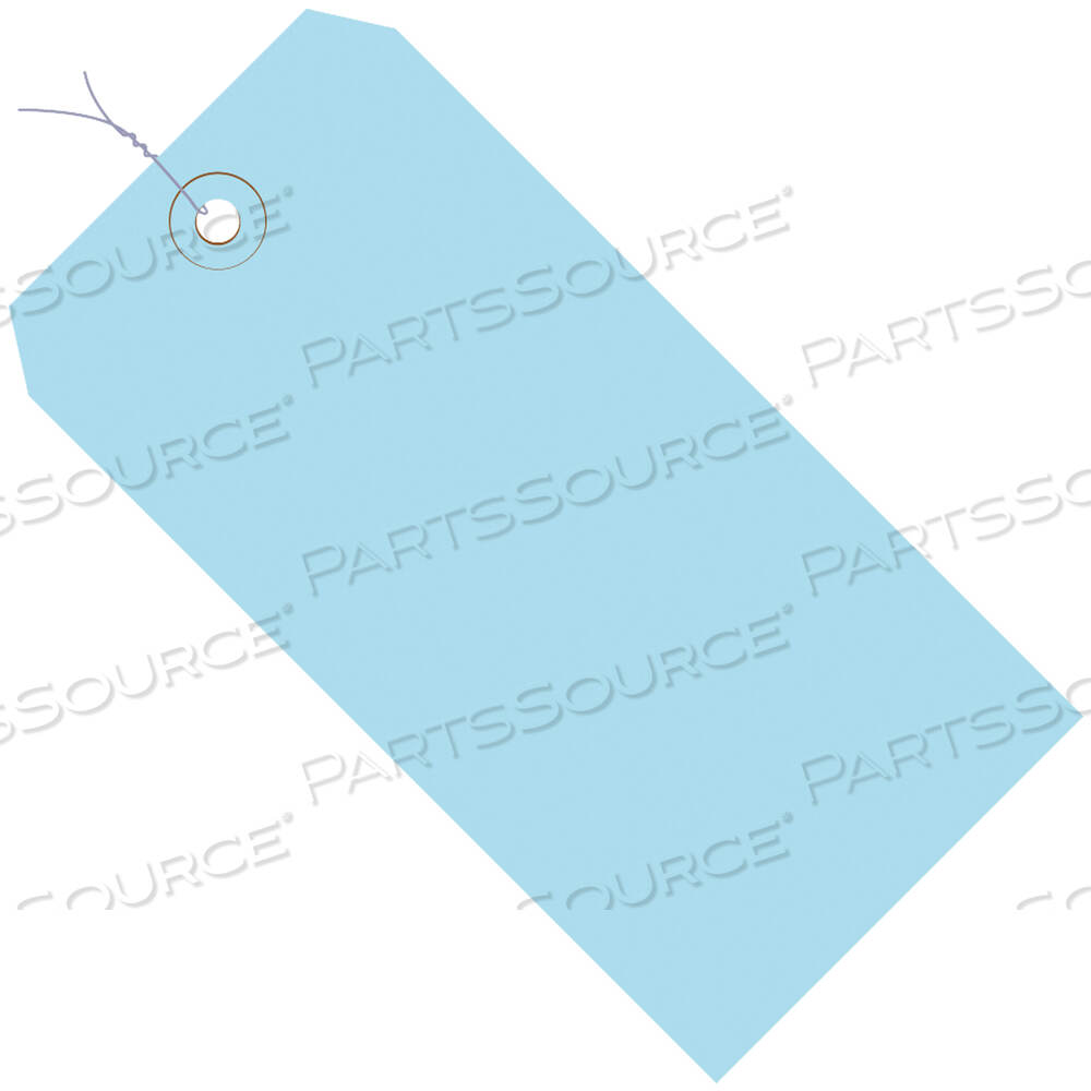 OEM#: G11043BSHIPPING TAGS, PRE-WIRED, 13 PT., 4 1/4 X 2 1/8, LIGHT BLUE, 1000/CASE by BOX Partners (Box Acquisitions, LLC)