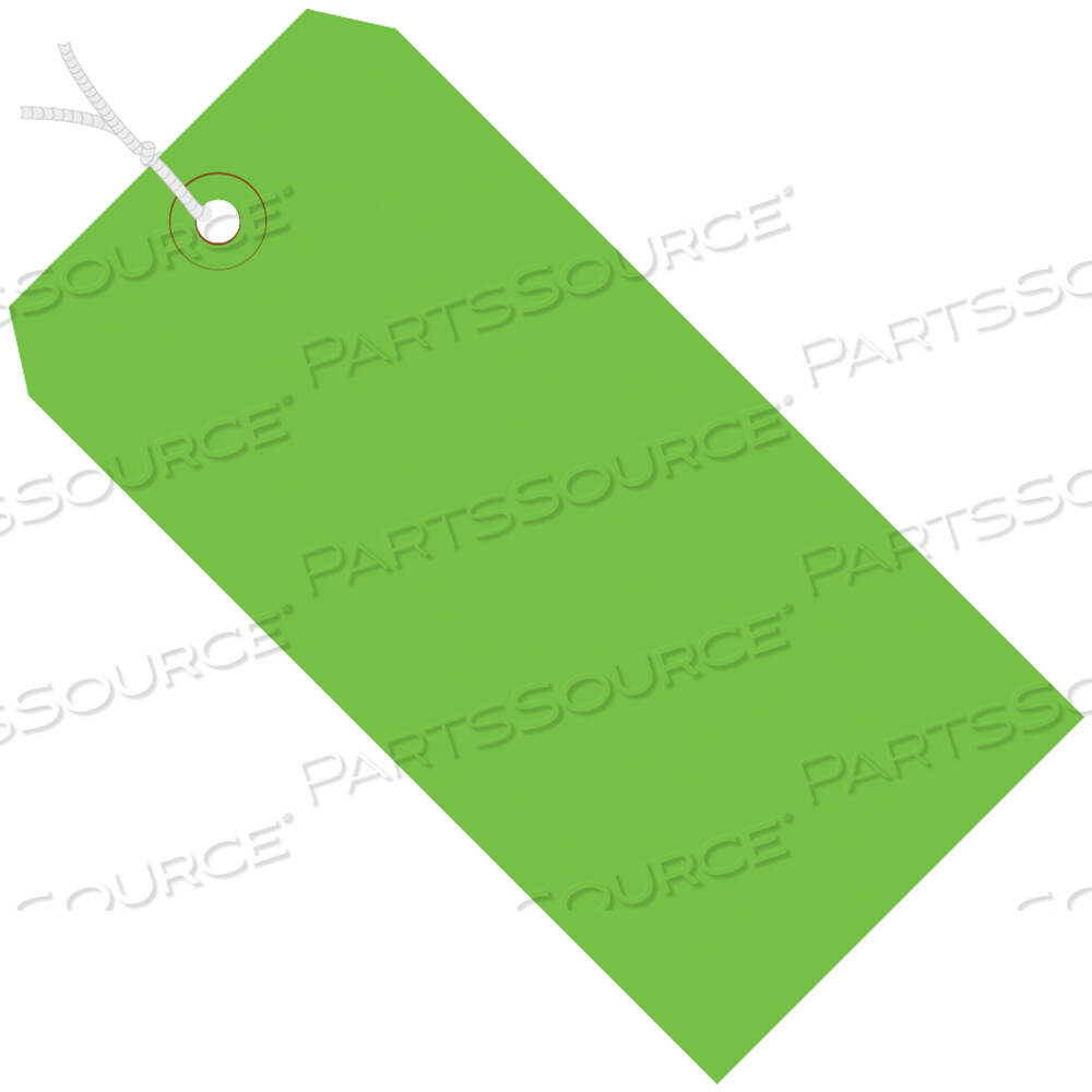 OEM#: G11052DSHIPPING TAGS, PRE-STRUNG, 13 PT., 4 3/4 X 2 3/8, GREEN, 1000/CASE by BOX Partners (Box Acquisitions, LLC)
