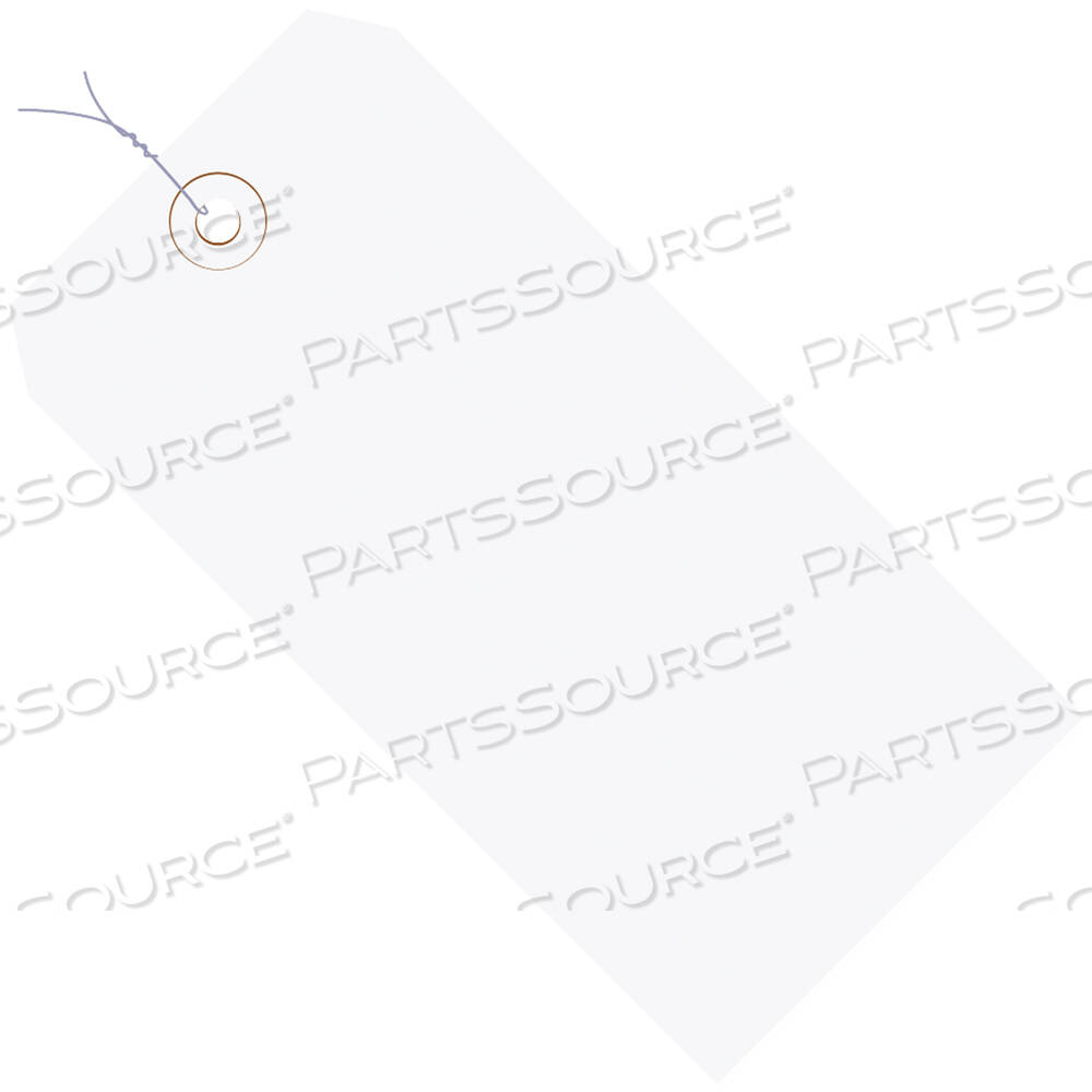OEM#: G11053GSHIPPING TAGS, PRE-WIRED, 13 PT., 4 3/4 X 2 3/8, WHITE, 1000/CASE by BOX Partners (Box Acquisitions, LLC)