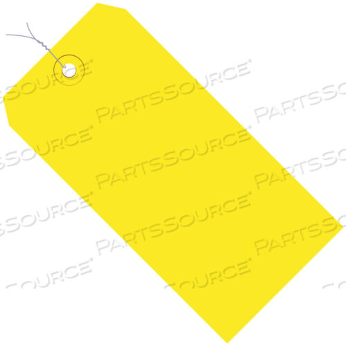 OEM#: G11083CSHIPPING TAGS, PRE-WIRED, 13 PT., 6 1/4 X 3 1/8, YELLOW, 1000/CASE by BOX Partners (Box Acquisitions, LLC)