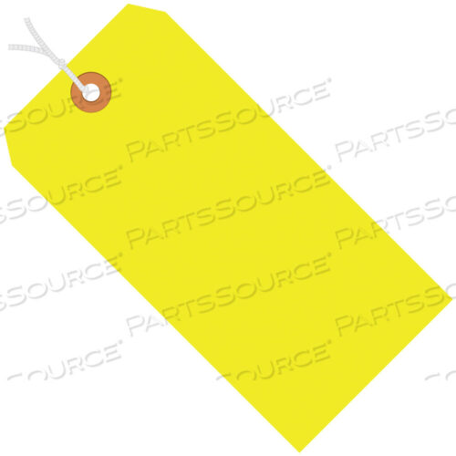 OEM#: G12052ASHIPPING TAGS, PRE-STRUNG, 13 PT., 4 3/4 X 2 3/8, FLUORESCENT YELLOW, 1000/CASE by BOX Partners (Box Acquisitions, LLC)