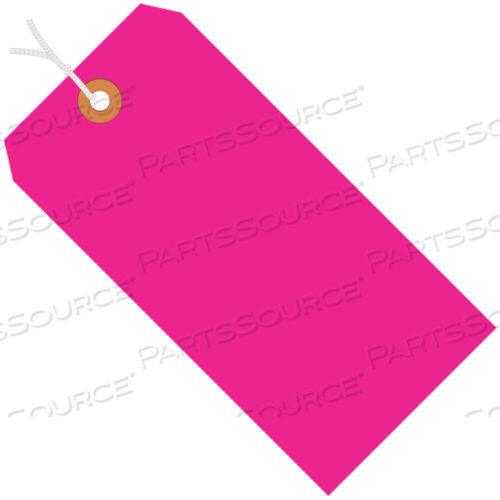 OEM#: G12062ESHIPPING TAGS, PRE-STRUNG, 13 PT., 5 1/4 X 2 5/8, FLUORESCENT PINK, 1000/CASE by BOX Partners (Box Acquisitions, LLC)
