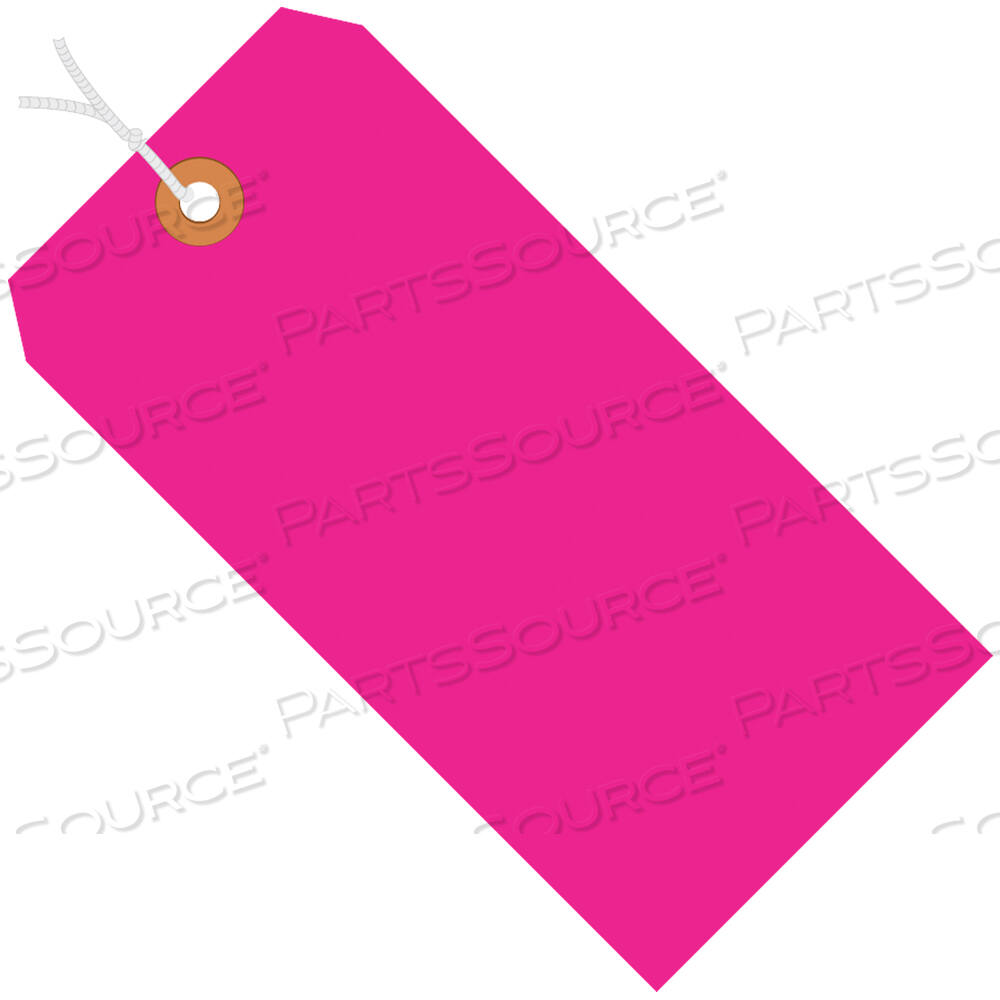 OEM#: G12082ESHIPPING TAGS, PRE-STRUNG, 13 PT., 6 1/4 X 3 1/8, FLUORESCENT PINK, 1000/CASE by BOX Partners (Box Acquisitions, LLC)