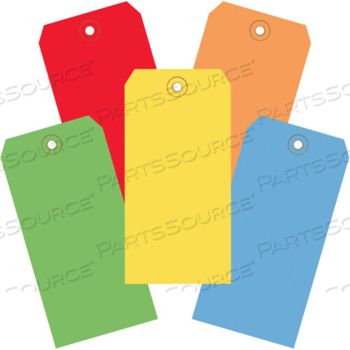 OEM#: G21001SHIPPING TAGS, 13 PT., 6 1/4 X 3 1/8, ASSORTED COLOR, 1000/CASE by BOX Partners (Box Acquisitions, LLC)