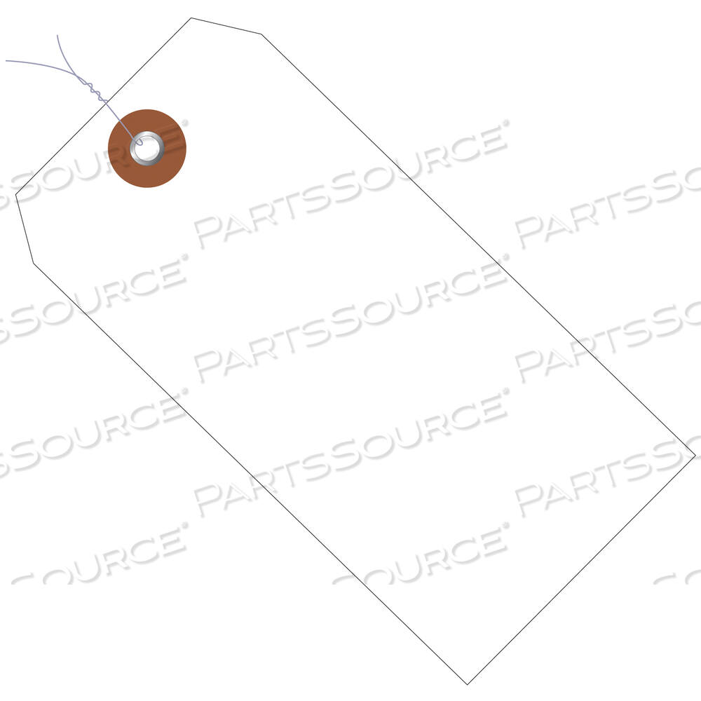 OEM#: G26050WPLASTIC SHIPPING TAGS, PRE-WIRED, 4 3/4 X 2 3/8, WHITE, 100/CASE by BOX Partners (Box Acquisitions, LLC)