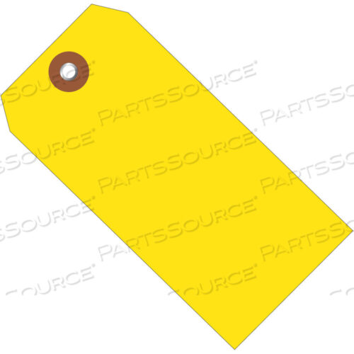 OEM#: G26052PLASTIC SHIPPING TAGS, 4 3/4 X 2 3/8, YELLOW, 100/CASE by BOX Partners (Box Acquisitions, LLC)