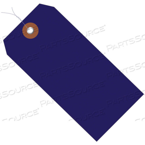 OEM#: G26055WPLASTIC SHIPPING TAGS, PRE-WIRED, 4 3/4 X 2 3/8, BLUE, 100/CASE by BOX Partners (Box Acquisitions, LLC)