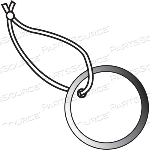 OEM#: G26222METAL RIM TAGS, PRE-STRUNG, 2, WHITE, 100/CASE by BOX Partners (Box Acquisitions, LLC)