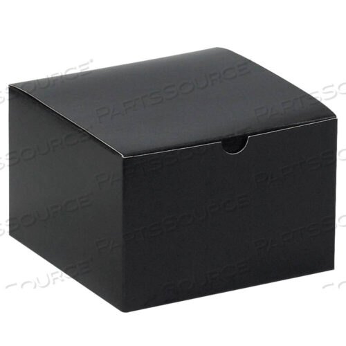 OEM#: GB664BKGIFT BOXES, 6 X 6 X 4, BLACK GLOSS, 100/CASE by BOX Partners (Box Acquisitions, LLC)