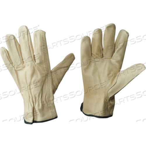 OEM#: GLV1061XLPIGSKIN LEATHER DRIVERS GLOVES, XLARGE, NATURAL, 3 PAIRS/CASE by BOX Partners (Box Acquisitions, LLC)