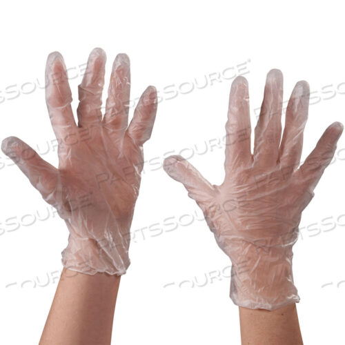 OEM#: GLV2040SVINYL GLOVES, POWDERED, 3 MIL, SMALL, CLEAR, 100/CASE by BOX Partners (Box Acquisitions, LLC)
