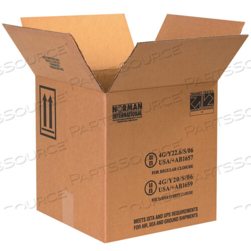 OEM#: HAZ1052PLASTIC JUG HAZ MAT BOXES, 4 - 1 GALLON, 12 1/4 X 12 1/4 X 12 3/4, KRAFT, 20/BUNDLE by BOX Partners (Box Acquisitions, LLC)