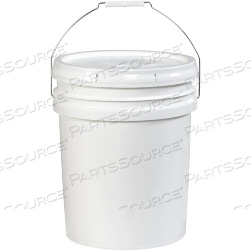 OEM#: HAZ1076PLASTIC PAIL, OPEN HEAD, 5 GALLON, WHITE, 1/EACH by BOX Partners (Box Acquisitions, LLC)
