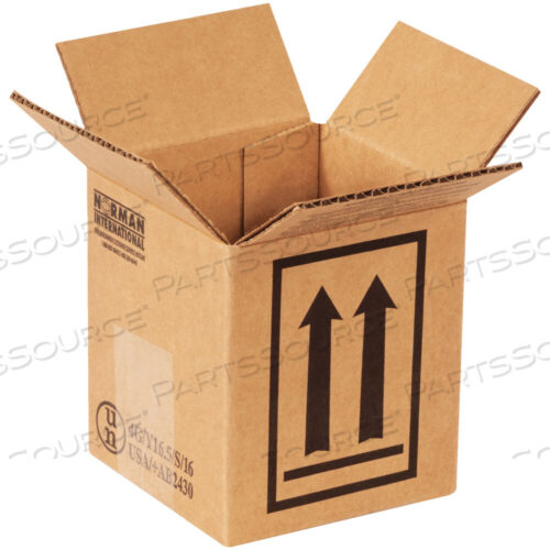 OEM#: HAZCO1QHAZ MAT BOXES, 1 - 1 QUART, 4 7/16 X 4 7/16 X 5, KRAFT, 25/BUNDLE by BOX Partners (Box Acquisitions, LLC)