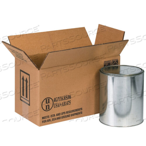 OEM#: HAZCO2GHAZ MAT BOXES, 2 - 1 GALLON, 14 1/8 X 6 7/8 X 7 7/8, KRAFT, 20/BUNDLE by BOX Partners (Box Acquisitions, LLC)