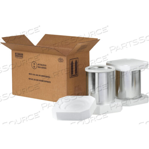 OEM#: HAZFS2GFOAM HAZ MAT SHIPPER KIT, 2 - 1 GALLON, 17 X 8 1/2 X 9 5/16, KRAFT, 1/EACH by BOX Partners (Box Acquisitions, LLC)